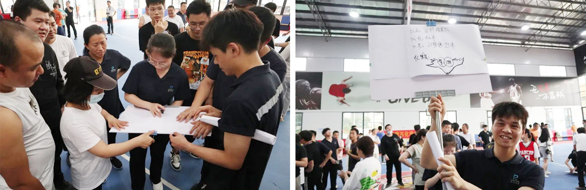 快乐运动，，，，，高效事情——威客电竞VKGAME十五周年庆趣味运动会